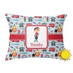 London Outdoor Throw Pillow (Rectangular) (Personalized)