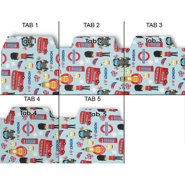 London Page Dividers - Set of 5 - Approval