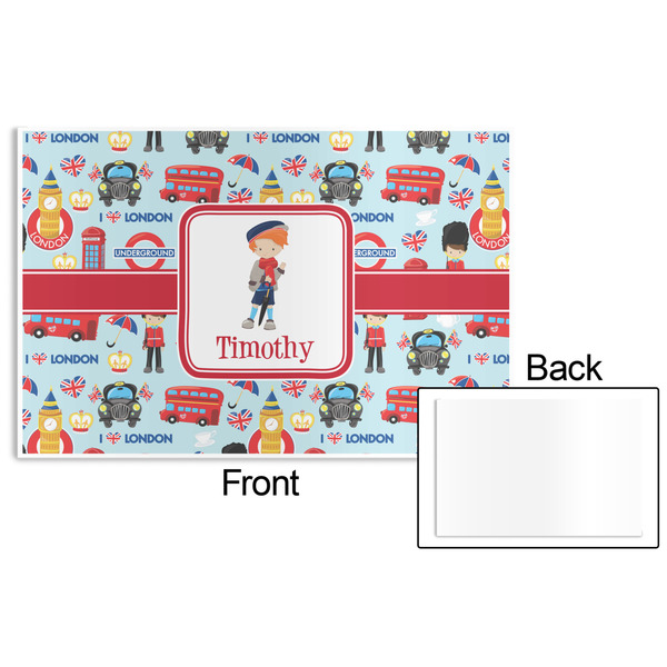London Disposable Paper Placemat - Front & Back