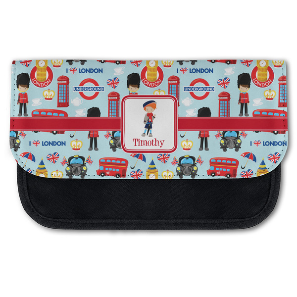 Custom London Canvas Pencil Case w/ Name or Text