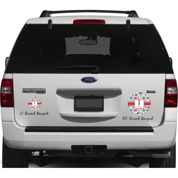 London Personalized Car Magnets on Ford Explorer