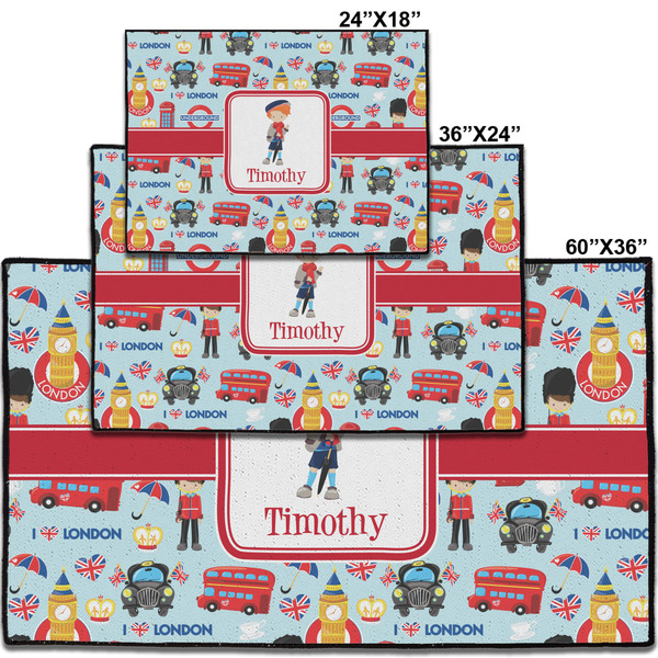 London Personalized Door Mat - Group Parent IMF