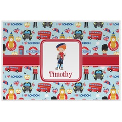 London Laminated Placemat w/ Name or Text