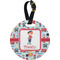 London Personalized Round Luggage Tag