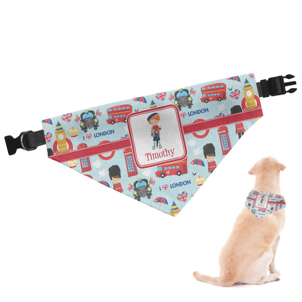 Custom London Dog Bandana - Small (Personalized)