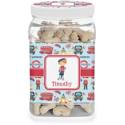 London Dog Treat Jar (Personalized)