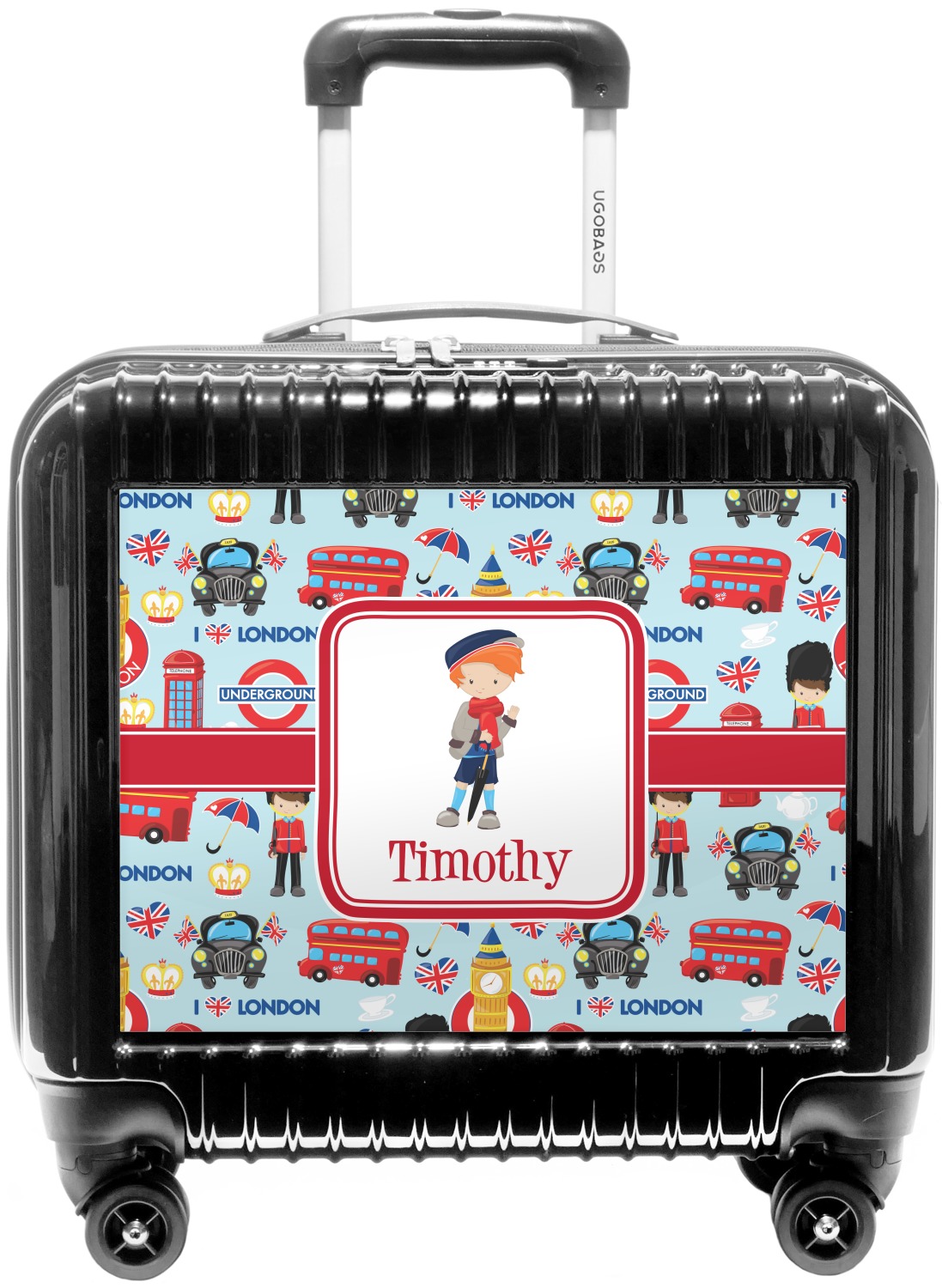 Custom London Pilot / Flight Suitcase (Personalized) YouCustomizeIt