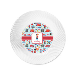 London Plastic Party Appetizer & Dessert Plates - 6" (Personalized)