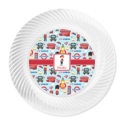 London Plastic Party Dinner Plates - 10" (Personalized)