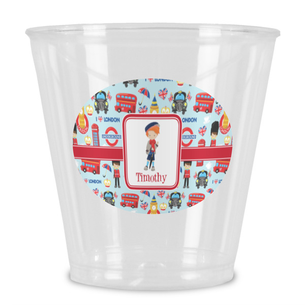 Custom London Plastic Shot Glass (Personalized)