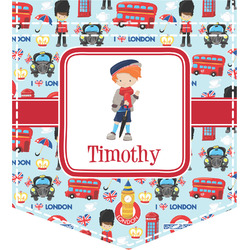 London Iron On Faux Pocket (Personalized)
