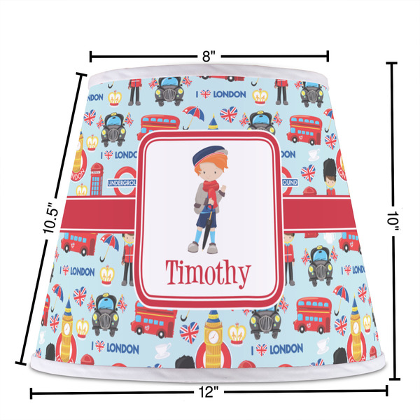 London Poly Film Empire Lampshade - Dimensions