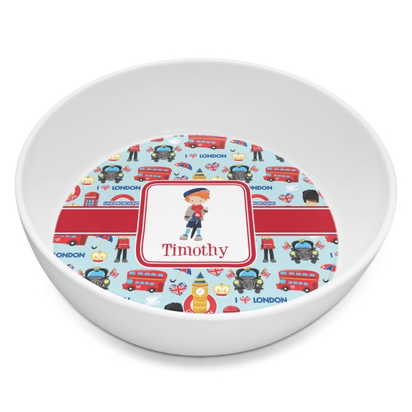 Custom London Melamine Bowl - 8 oz (Personalized)