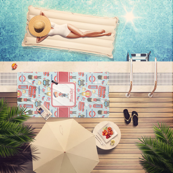 London Pool Towel Lifestyle