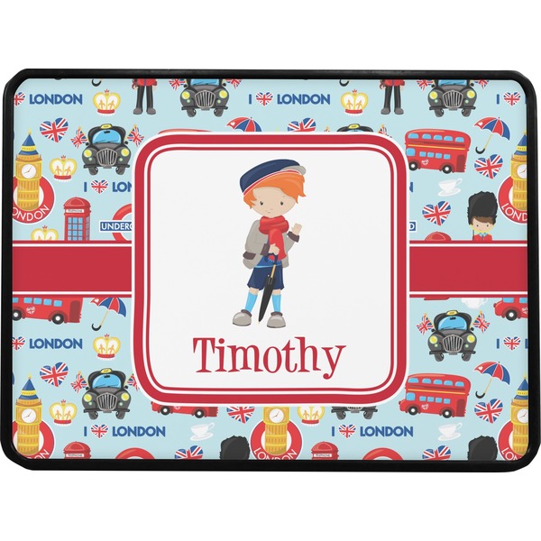 London Rectangular Car Hitch Cover w/ FRP Insert (Select Size)