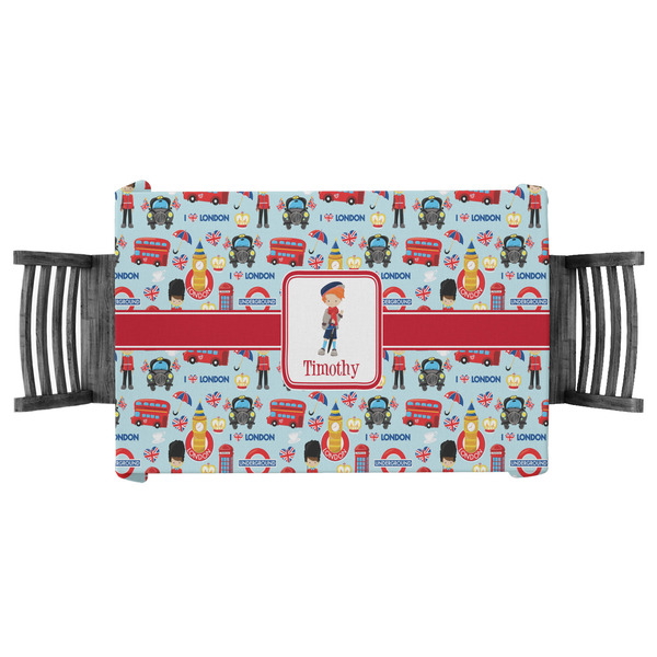 Custom London Tablecloth - 58"x58" (Personalized)