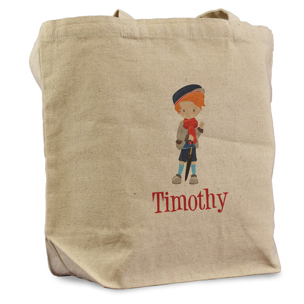 Custom London Reusable Cotton Grocery Bag - Single (Personalized)