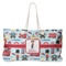 London Large Rope Tote Bag - Front View