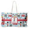 London Large Tote Bag with Rope Handles (Personalized)