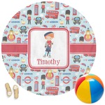 London Round Beach Towel (Personalized)
