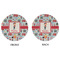 London Round Linen Placemats - APPROVAL (double sided)