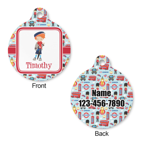 London Round Pet ID Tag - Large - Approval