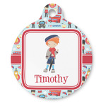 London Round Pet ID Tag (Personalized)