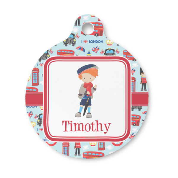 Custom London Round Pet ID Tag - Small (Personalized)
