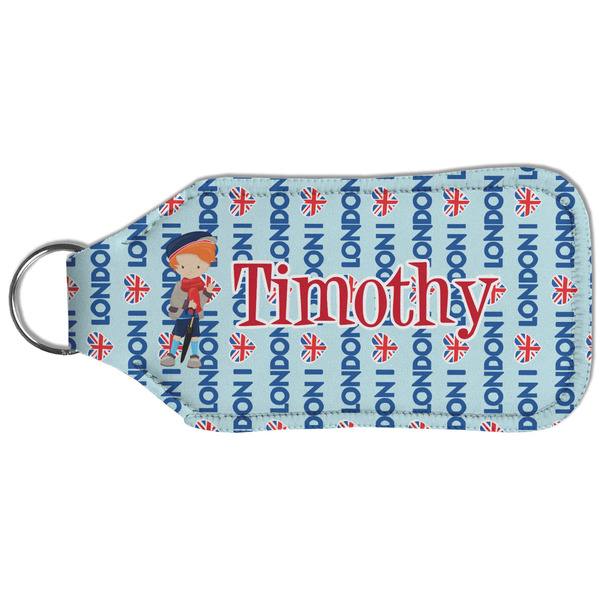 London Sanitizer Holder Keychain - Large (Back)