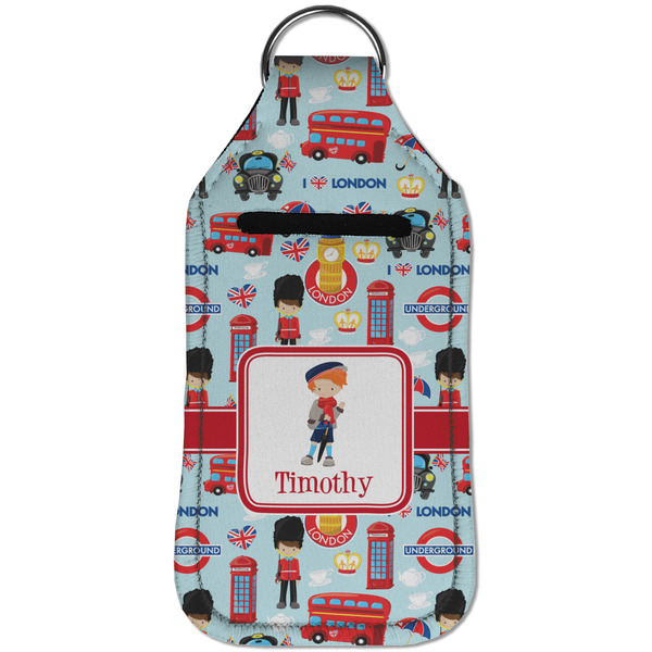London Sanitizer Holder Keychain - Large (Front)