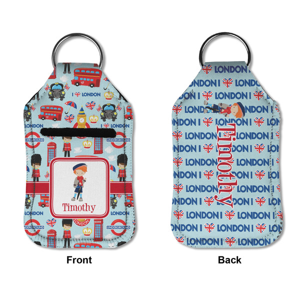 London Sanitizer Holder Keychain - Small APPROVAL (Flat)