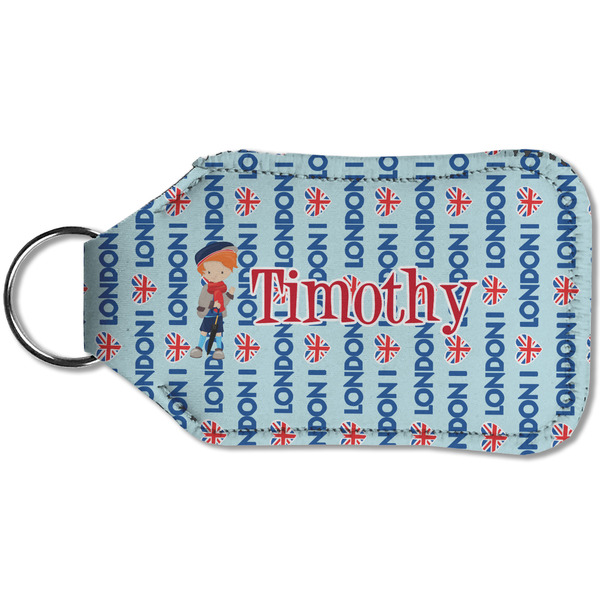 London Sanitizer Holder Keychain - Small (Back)
