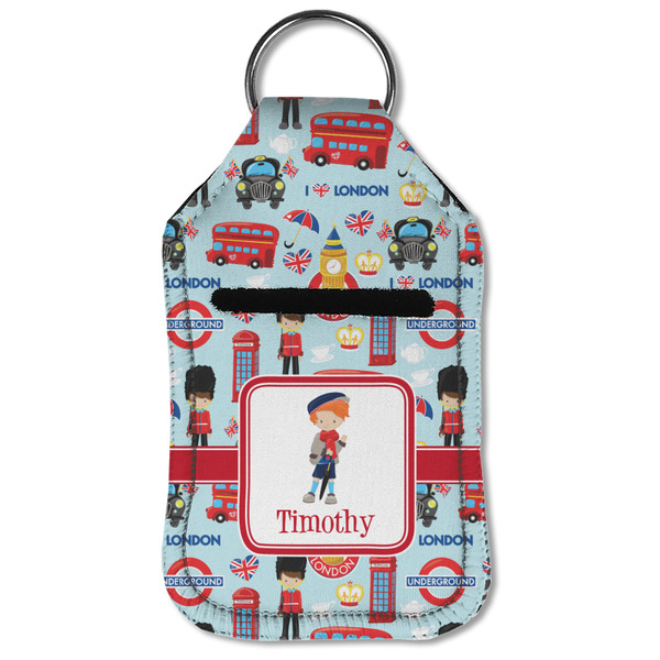 London Sanitizer Holder Keychain - Small (Front Flat)