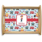 London Natural Wooden Tray - Large (Personalized)