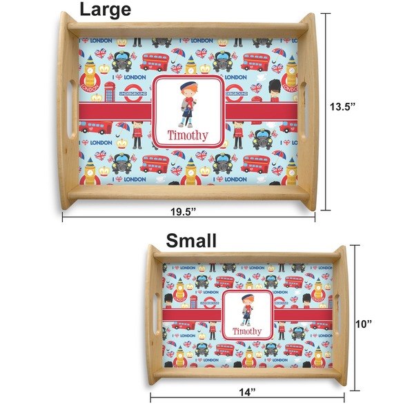 London Serving Tray Wood Sizes