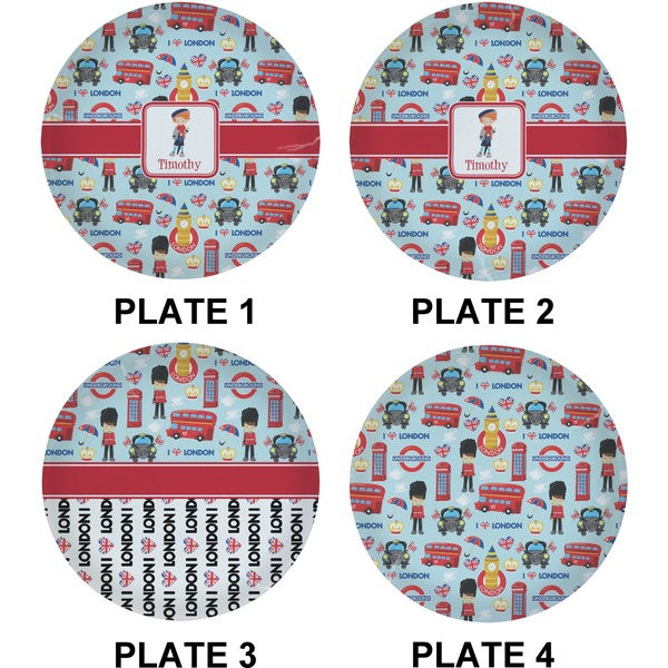 London Set of Lunch / Dinner Plates (Approval)