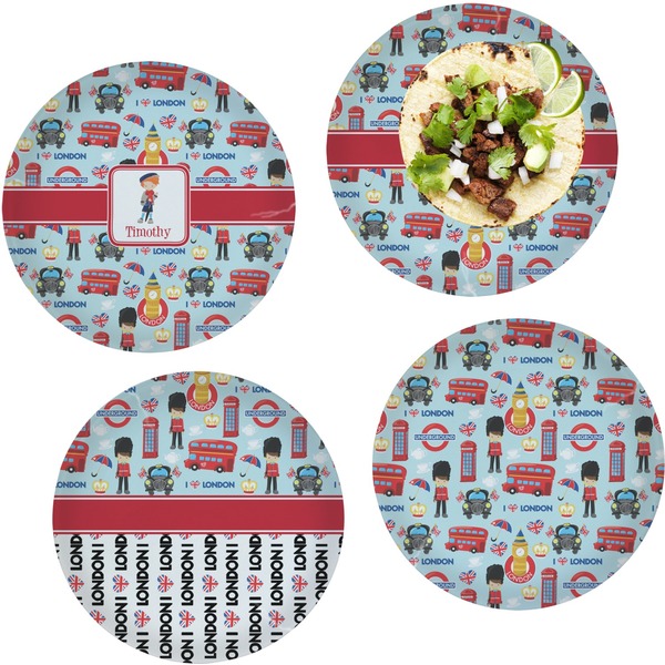 London Set of Lunch / Dinner Plates