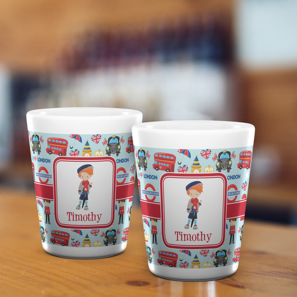 London Shot Glass - White - LIFESTYLE