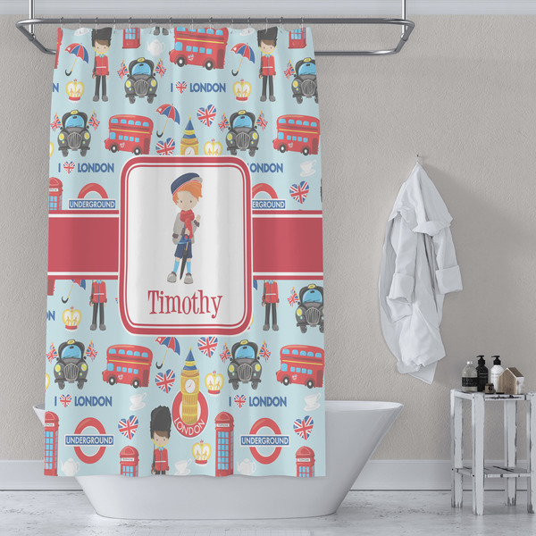 London Shower Curtain Lifestyle