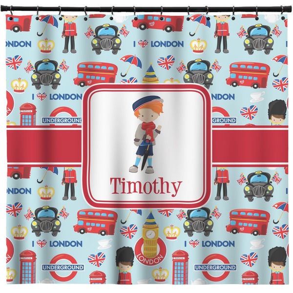 Custom London Shower Curtain - Custom Size (Personalized)