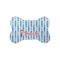 London Bone Shaped Dog Food Mat (Small) (Personalized)