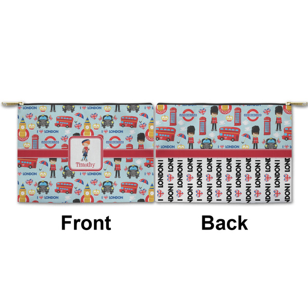 London Small Zipper Pouch Approval (Front and Back)