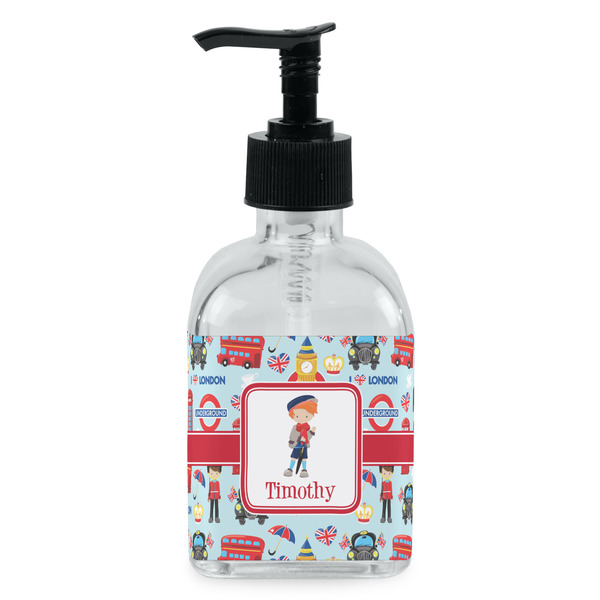 Custom London Glass Soap & Lotion Bottle - Single Bottle (Personalized)