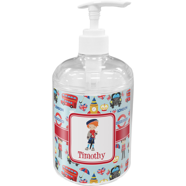 Custom London Acrylic Soap & Lotion Bottle (Personalized)