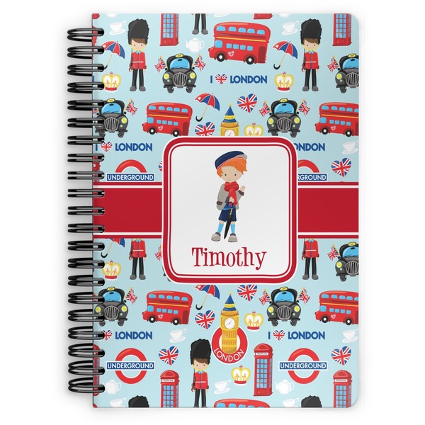 Custom London Spiral Notebook (Personalized)