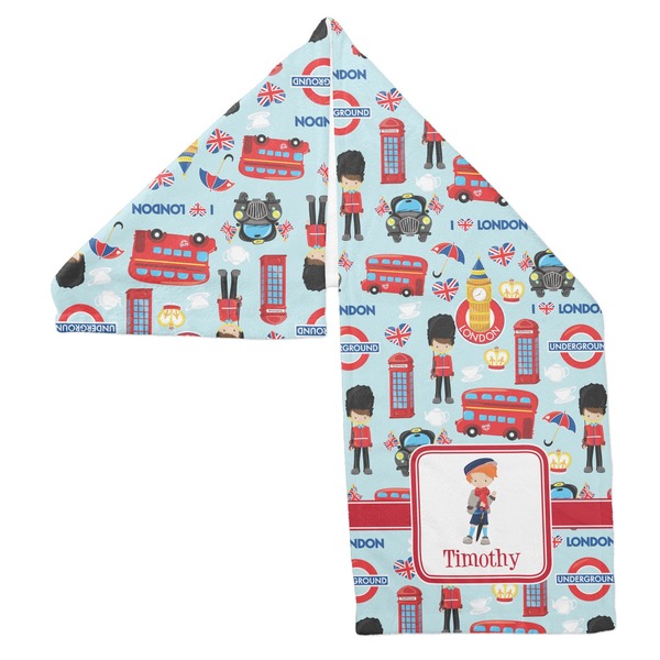 London Sports Towel Folded - Both Sides Showing