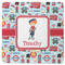 London Square Rubber Backed Coaster (Personalized)