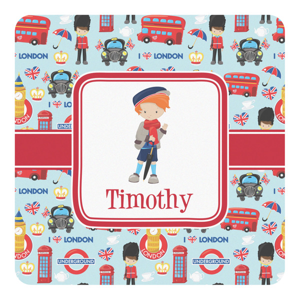 Custom London Square Decal - Small (Personalized)