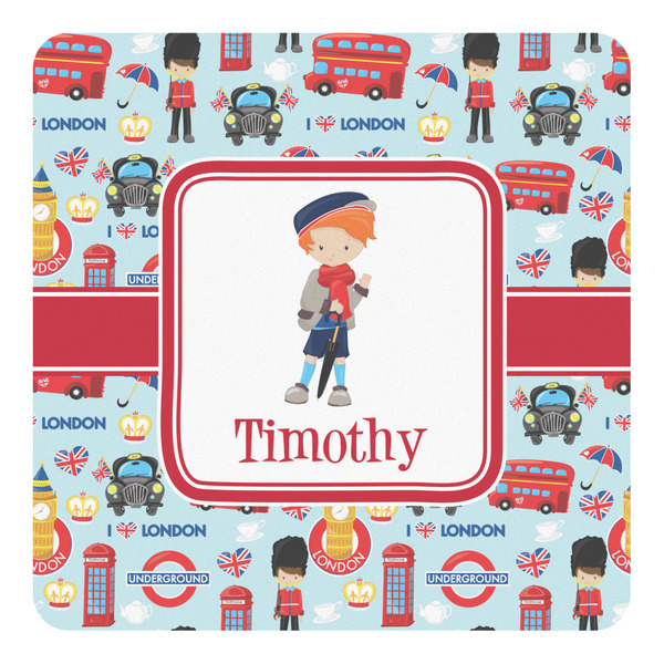 Custom London Square Decal - Medium (Personalized)