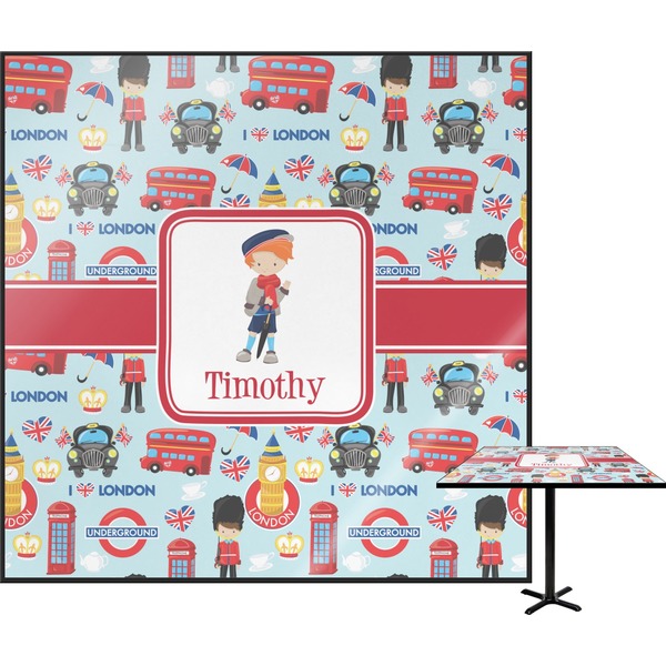 Custom London Square Table Top - 30" (Personalized)